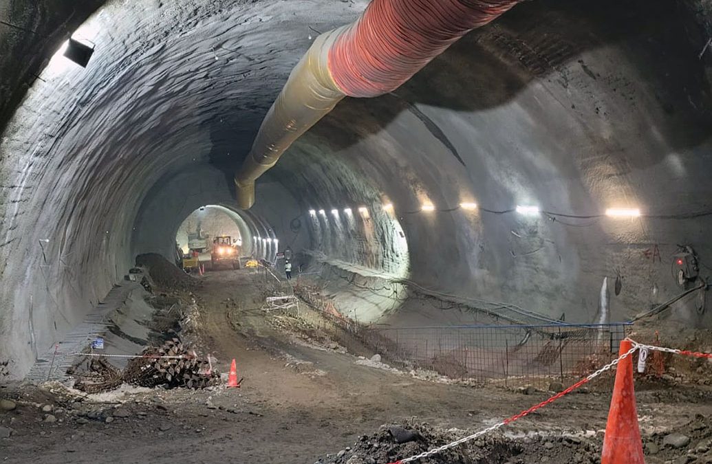 Visita a obras de la futura Línea 7, Metro de Santiago (Vitacura)